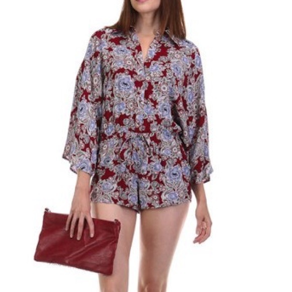 Boutique Pants - MEMORIAL SALE FLORAL ROMPER