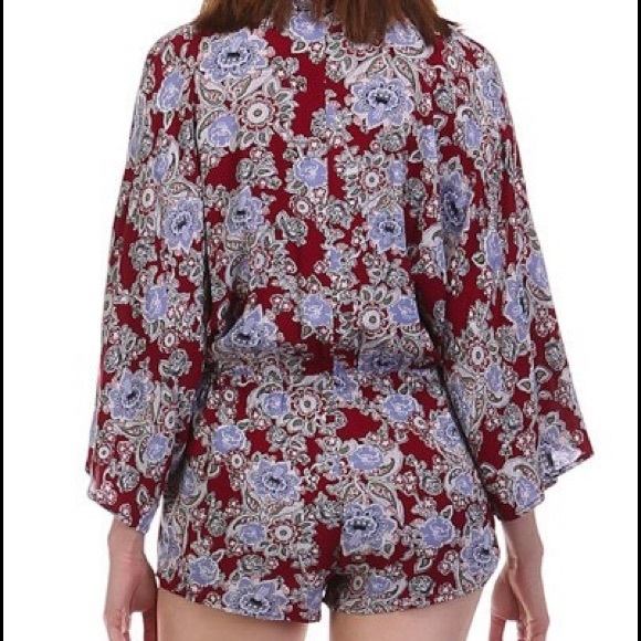 MEMORIAL SALE FLORAL ROMPER - Picture 4 of 4