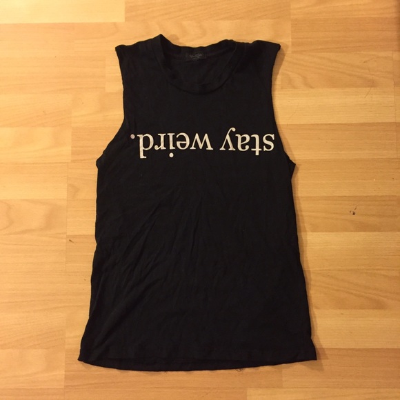 Brandy Melville John Galt Stay Weird Tee