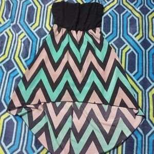 Tyche high low dress