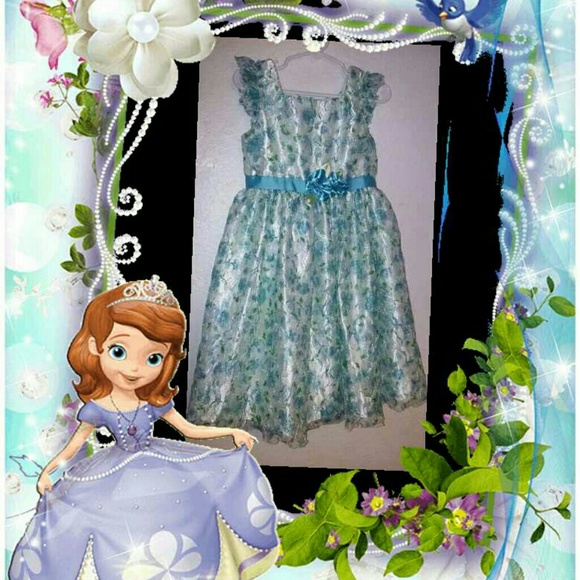 Youngland Other - Younglands Aqua Lace Girl's Dress