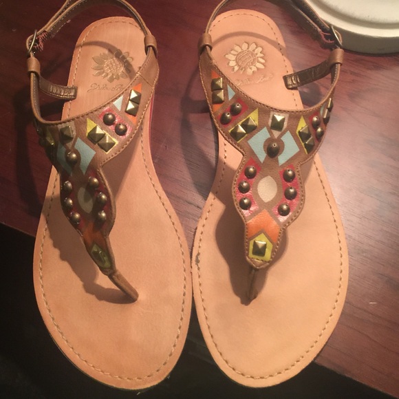 Yellow Box sandals