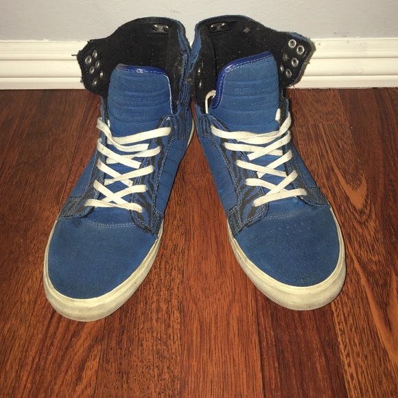 Supra high top blue!