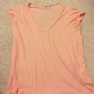 Light pink James Perse tee shirt. Very soft cotton