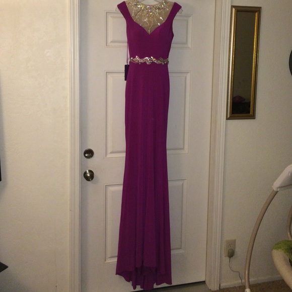 Magenta Prom dress