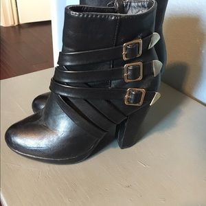 Black ankle boots