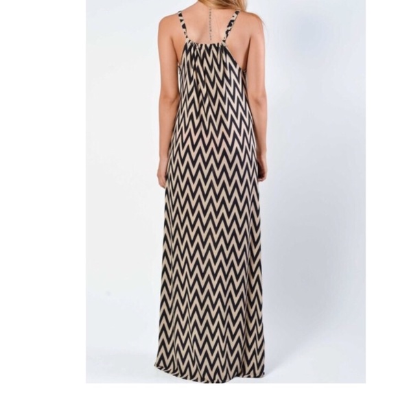 Chevron Maxi Dress - Picture 2 of 4