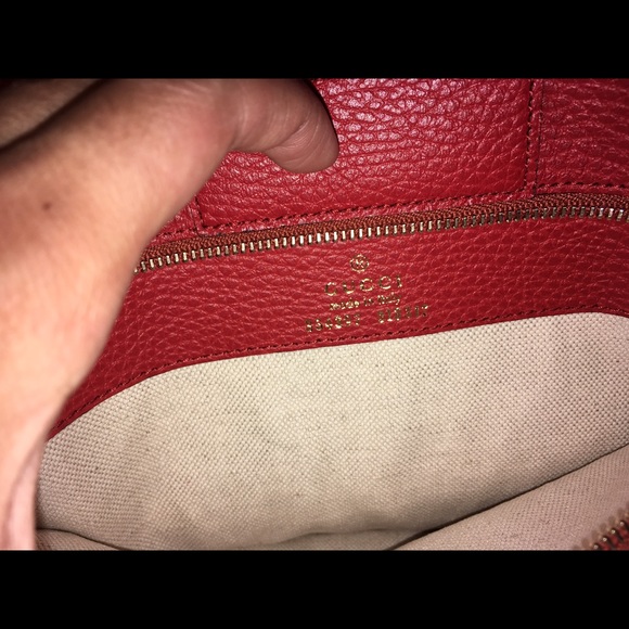 Authentic Gucci red fashion tote - Picture 2 of 4