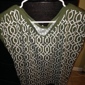 Olive pattern Blouse