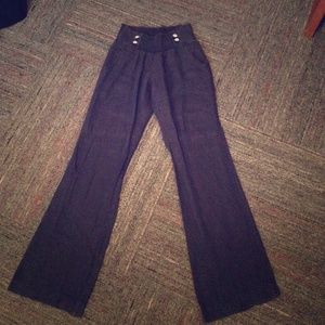 Navy linen pants