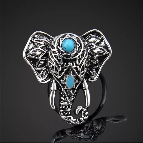 Boho elephants by U COUTURE Jewelry - BOHO ELEPHANT RING SET OF 2 (main ring & 1 random)