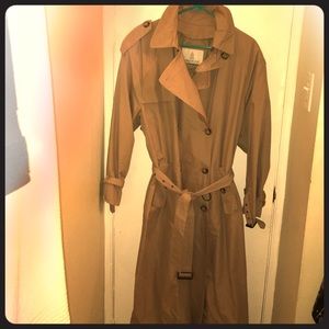 Full Length London Fog Trench Coat with Lining