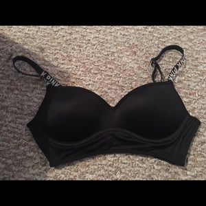 VS PINK black caged bralette