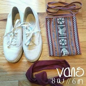 👽 white out vans 👽