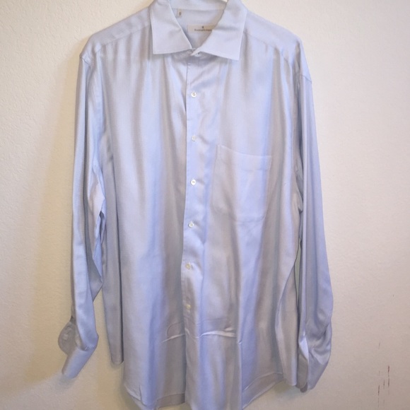 Ermenegildo Zegna Baby Blue Dress Shirt