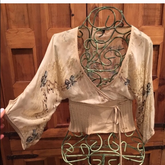 Cavali Sexy Split Sleeve Top