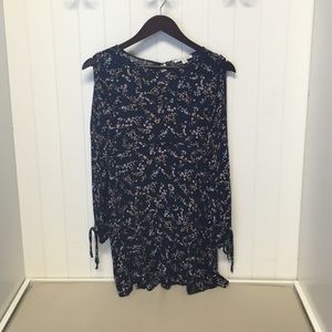 AE open shoulder floral dress