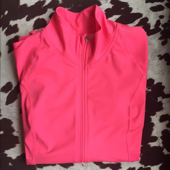 PRICE CUT ✂️ Bright Pink Old Navy Zip Up Sweatshirt • Women’s Large - Picture 1 of 4