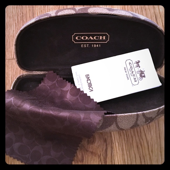 Coach glasses case