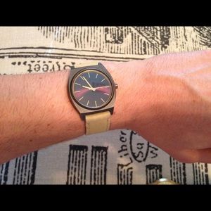 Nixon time teller men's watch