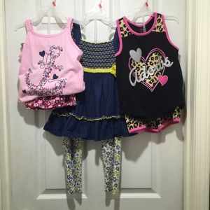 3 2pc outfits girls size 6
