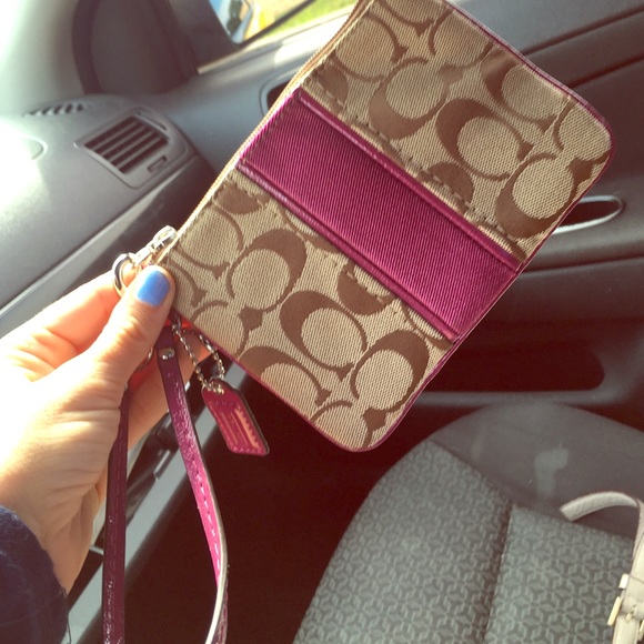 Coach wristlet