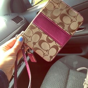 Coach wristlet