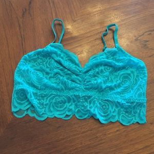 PINK Victoria's Secret Teal bralette