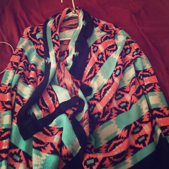 Aztec print sweater