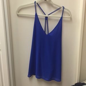 Blue tank top