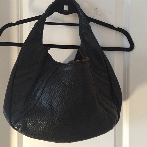 Kenneth Cole leather hobo bag