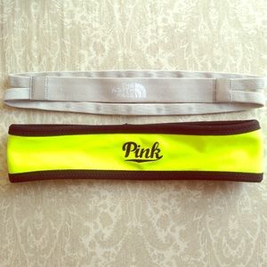 North Face/ Pink headbands