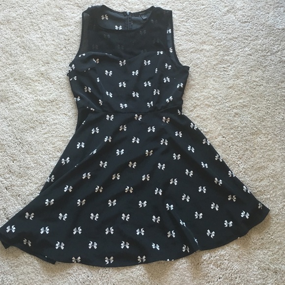 Black and white dress