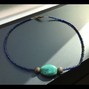 Necklace with Turquoise Pendant