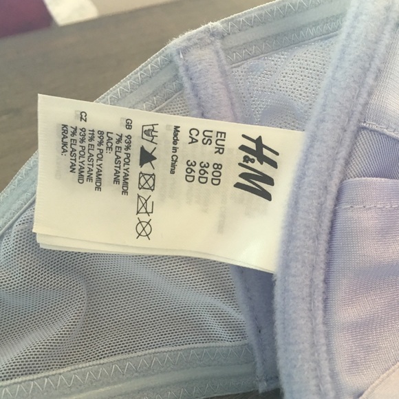 Beautiful H&M lined underwire bra - never worn! - Picture 3 of 3