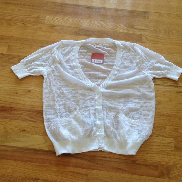 NWT Mossimo White Cardigan