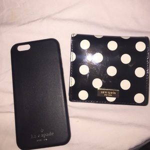 New Kate Spade wallet & iPhone 6/6s case BUNDLE