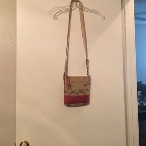 Coach cross body purse