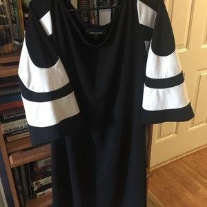 Ashley Stewart Black Statement Dress