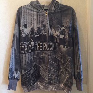 "Top of the Rock" zip up hoodie