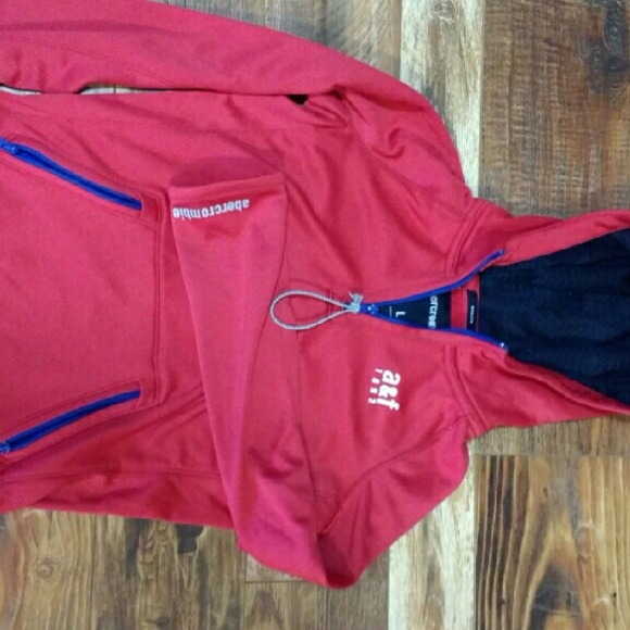 Abercrombie half zip hoodie