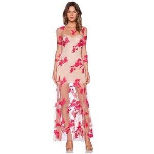 For Love and Lemons Orchid Maxi Gown