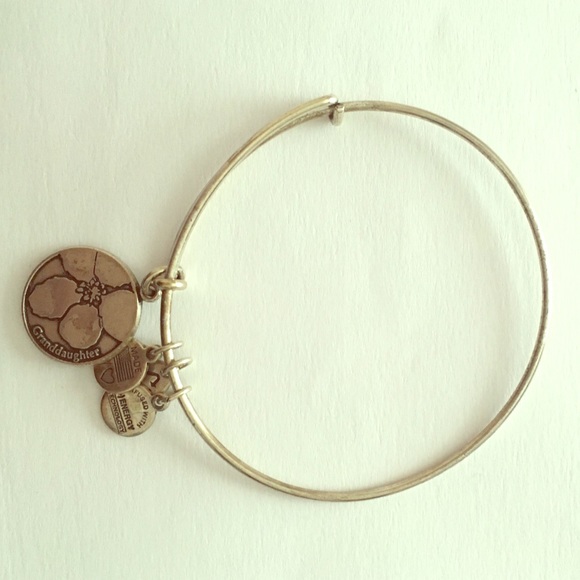 Alex & ani granddaughter bracelet in silver