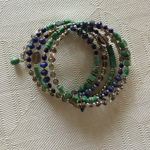 Spiky palms wrap bracelet