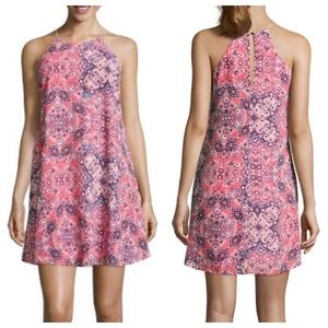 Decree halter swing dress