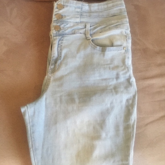 High Waist Ankle Skinny Jeans