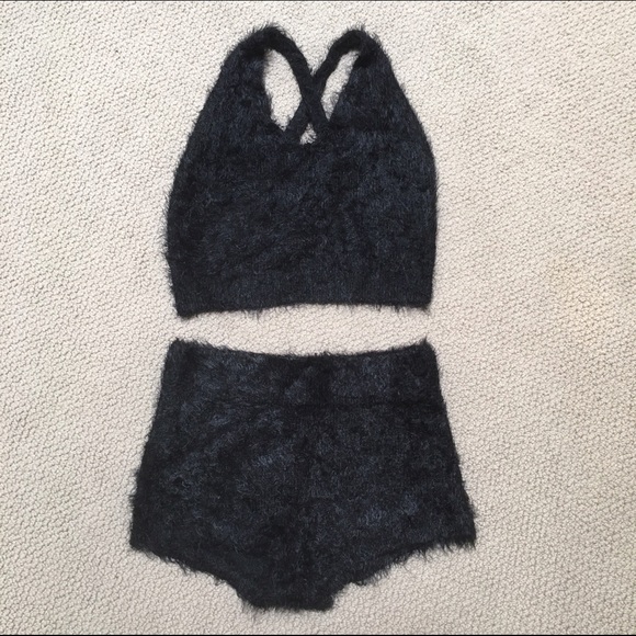 Kimchi blue fuzzy lounge set