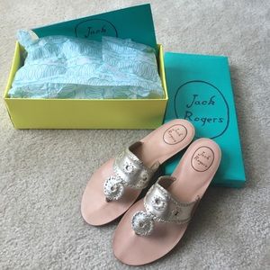 Jack Rogers Platinum Capri Sandal