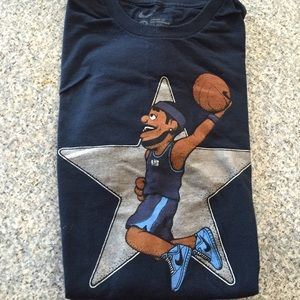Nike basketball blue shirt xl