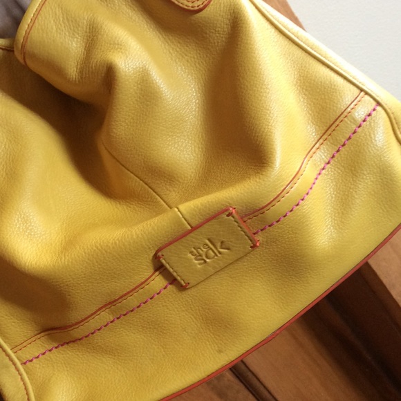 $10 Sak hobo yellow leather